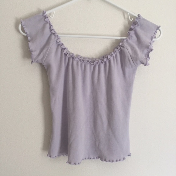 NWT Brandy Melville lavender Anya top - Picture 2 of 2